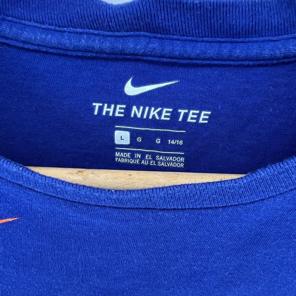 Nike NY Mets Pete Alonso 20 Shirt Boys Youth L 14/16 Blue MLB Baseball Graphic T